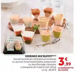 Hyper U Mix buffet - verrines offre