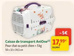 Maxi Zoo Anione caisse de transport offre