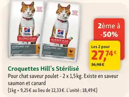 Maxi Zoo Hill's croquettes stérilisé offre