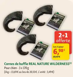 Maxi Zoo Real nature wilderness cornes de buffle offre