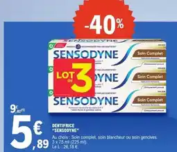 E.Leclerc Express Sensodyne - dentifrice offre