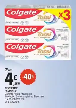 E.Leclerc Express Colgate - dentifrice offre