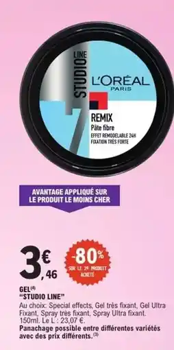 E.Leclerc Express L'oréal - gel offre