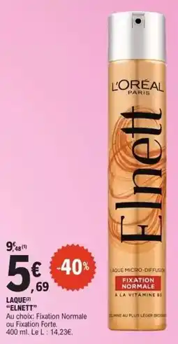 E.Leclerc Express L'oréal - laque offre