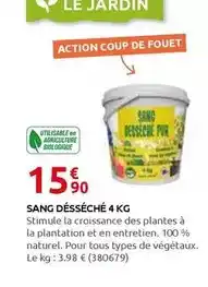 Rural Master SANG DESSECHE offre