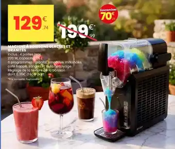 Machine boissons glacées et gratinées