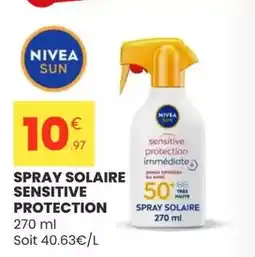 Stokomani Nivea - spray solaire sensitive protection offre