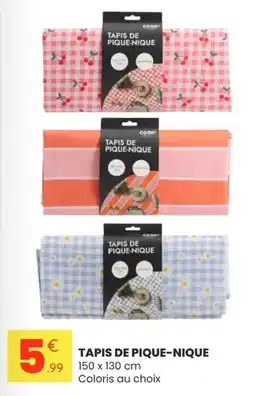 Stokomani Cook - tapis de pique-nique offre