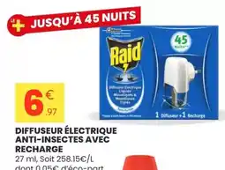 Stokomani Raid - diffuseur electrique anti-insectes avec recharge offre