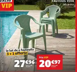 Gifi Avril - le lot de 4 fauteuils offre