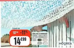 La Foir'Fouille Moorea - voilage d'ombrage offre