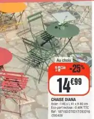 La Foir'Fouille Chaise diana offre