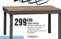 La Foir'Fouille Moorea - table piazza offre
