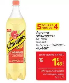 METRO Schweppes - agrumes offre