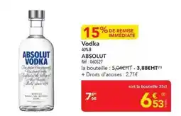 METRO Absolut - vodka offre