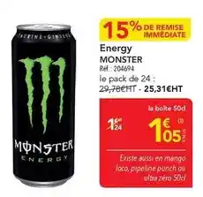 METRO Monster - energy offre