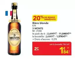 METRO 3 monts - bière blonde offre