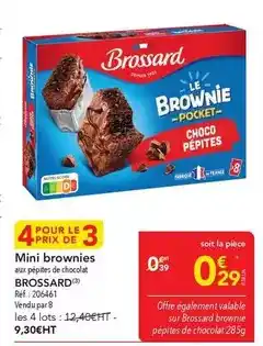 METRO Brossard - mini brownies offre
