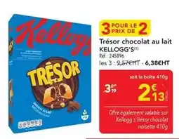 METRO Kellogg's - tresor chocolat au lait offre
