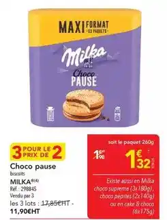 METRO Milka - choco pause offre
