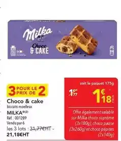 METRO Milka - choco & cake offre
