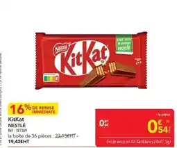 METRO Nestlé - kitkat offre
