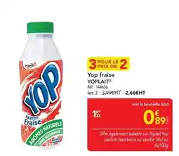 METRO Yoplait - yop fraise offre