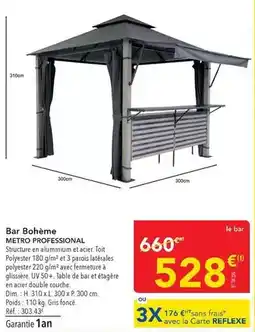 METRO Metro - bar bohéme offre