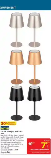 METRO Metro - lot de 2 limone offre