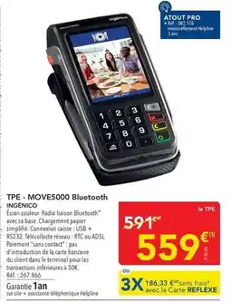 METRO Move5000 bluetooth ingenico offre