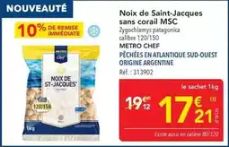 METRO Metro - noix de saint-jacques sans corail msc offre