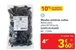 METRO Moules entières cuites offre