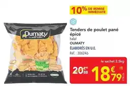 METRO Oumaty - tenders de poulet pane épicé offre