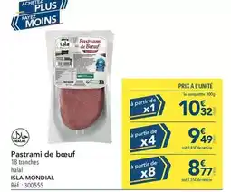 METRO Isla mondial - pastrami de boeuf offre