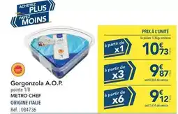 METRO Metro - gorgonzola a.o.p offre