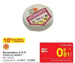METRO Rocamadour a.o.p. etoile du quercy offre