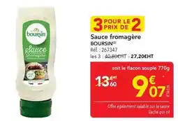 METRO Boursin - sauce fromagère offre