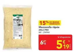 METRO Arla - mozzarella râpée offre