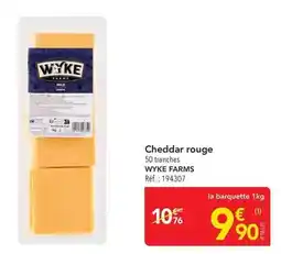 METRO Wyke farms - cheddar rouge offre