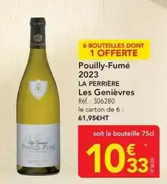 METRO Pouilly-fumé - 2023 offre