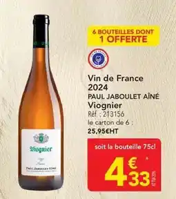 METRO Vin de france 2024 viognier offre