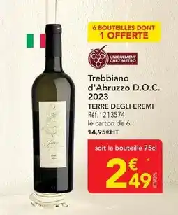 METRO Metro - trebbiano d'abruzzo d.o.c. 2023 offre