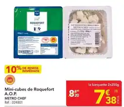 METRO Chef - mini-cubes de roquefort a.o.p offre