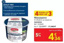 METRO Galbani - mascarpone offre