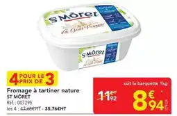 METRO St moret - fromage à tartiner nature offre