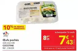 METRO Œufs pochés offre