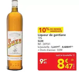 METRO Suze - liqueur de gentiane offre