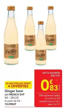 METRO La french - ginger beer offre