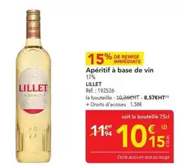 METRO Lillet - aperitif à base de vin offre