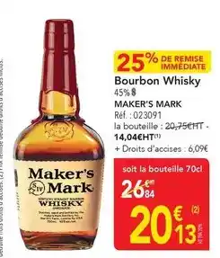 METRO Bourbon whisky offre